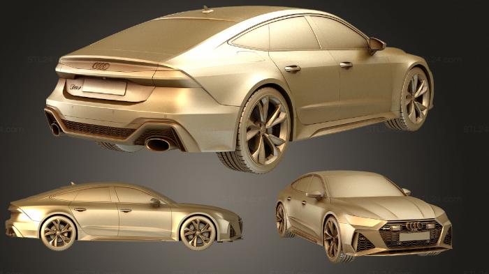 Vehicles (Audi RS7 2020 hi, CARS_0614) 3D models for cnc